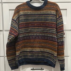 Multicolor Striped Men's Grandpa Sweater Wool Vintage
Hunt Club Grand Tour